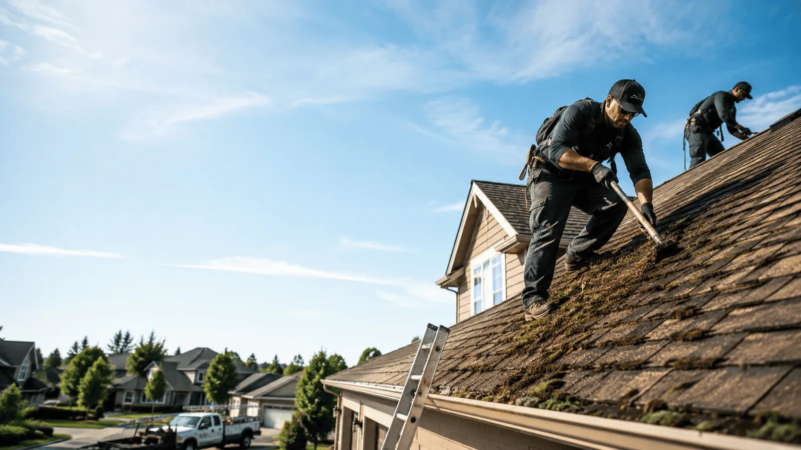 Roof Moss Removal in Santo, TX near me